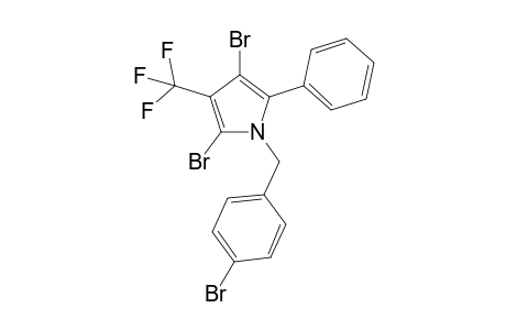 1-(4-bromobenzyl)-2-phenyl-4-trifluoromethyl -3,5-Dibromo-pyrrole