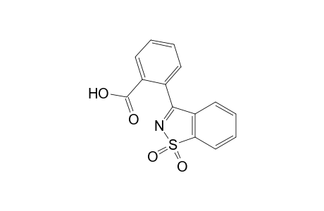 Benzoic acid, 2-(1,2-benzisothiazol-3-yl)-, S,S-dioxide