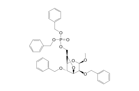 Methyl-3,6-anhydro-7-o-dibenzyloxyphosphoryl-2,4-di-o-benzyl-L-glycero-beta-D-manno-heptopyranoside