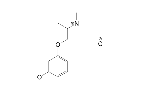 m-[2-(methylamino)propoxy]phenol, hydrochloride