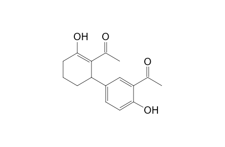 1-[5-(2-acetyl-3-hydroxy-1-cyclohex-2-enyl)-2-hydroxyphenyl]ethanone