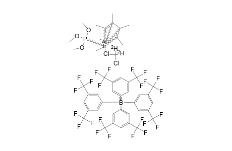 [(5-eta-C10H15)(p(ome)3ir(me)CD2CL2]-[B(3,5-C6H3(CF3)2)4]