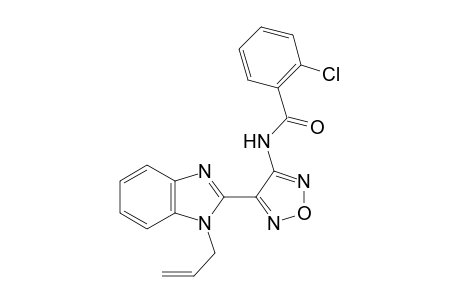N-[4-(1-Allyl-1H-benzoimidazol-2-yl)-furazan-3-yl]-2-chloro-benzamide