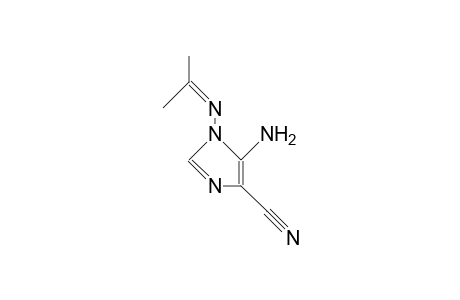 5-Amino-4-cyano-1-(isopropylidenamino)-imidazole