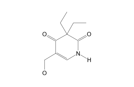 3,3-diethyl-5-(hydroxymethyl)-2,4(1H,3H)-pyridinedione