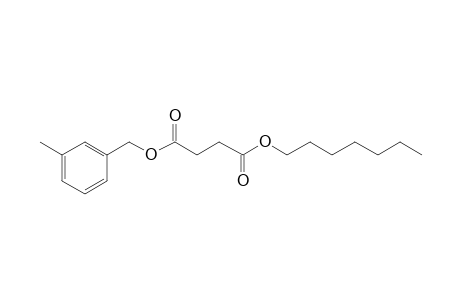 Succinic acid, heptyl 3-methylbenzyl ester