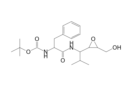 1-Hexanol, (4S)-[(tert.butyloxycarbonyl)-(S)-phenylalanylamino]-2,3-epoxy-5-methyl-