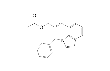 3-[N-Benzylindol-7'-yl]-1-(acetyloxy)but-2-ene