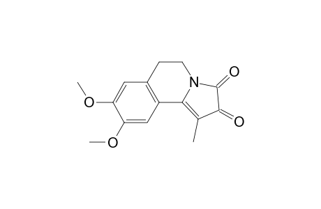 Pyrrolo[2,1-a]isoquinoline-2,3-dione, 5,6-dihydro-8,9-dimethoxy-1-methyl-