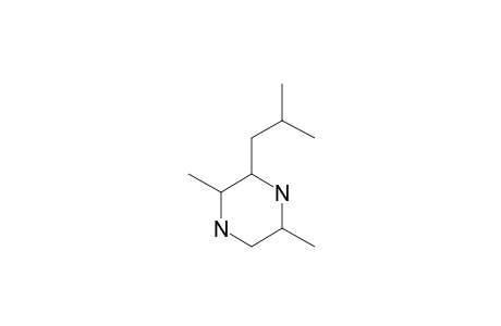 Piperazine, 2,5-dimethyl-3-(2-methylpropyl)-