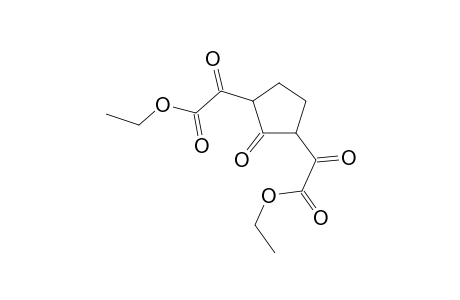 1,3-Cyclopentanediglyoxylic acid, 2-oxo-, diethyl ester