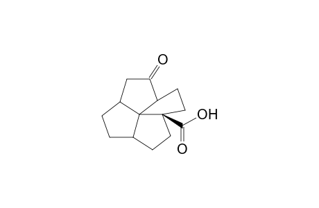 5-Oxotetracyclo[5.5.1.0(4,13).0(10,13)]tridecane-1.beta.-carboxylic acid