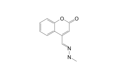 2-Oxo-2H-[1]benzopyran-4-carboxaldehyde - N-methylhydrazone