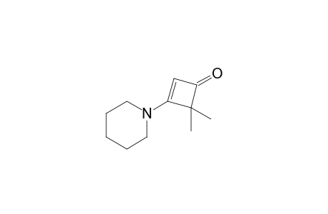 2-Cyclobuten-1-one, 4,4-dimethyl-3-piperidino-
