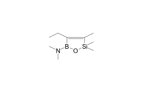 1,2,5-Oxasilaborol, 4-ethyl-2,5-dihydro-5-(dimethylamino)-2,2,3-trimethyl-