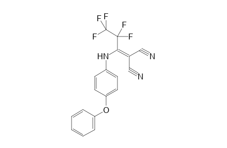 2-[2,2,3,3,3-Pentafluoro-1-(4-phenoxy-phenylamino)-propylidene]-malononitrile