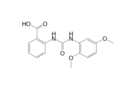 o-[3-(2,5-dimethoxyphenyl)ureido]benzoic acid