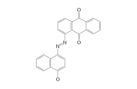 9,10-Anthracenedione, 1-[2-(4-hydroxy-1-naphthalenyl)diazenyl]-