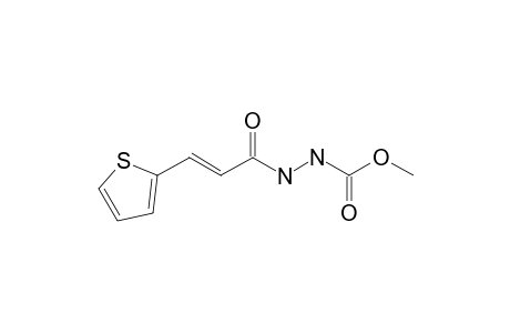 Methyl 2-[(2E)-3-(2-thienyl)prop-2-enoyl]hydrazinecarboxylate