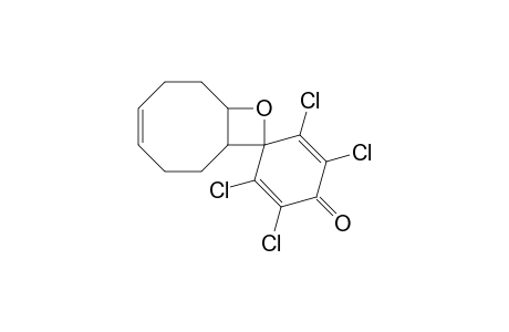 2,3,5,6-Tetrachlorospiro[cyclohexa-2,5-diene-1,10'-[9]oxabicyclo[6.2.0]dec[4]en]-4-one