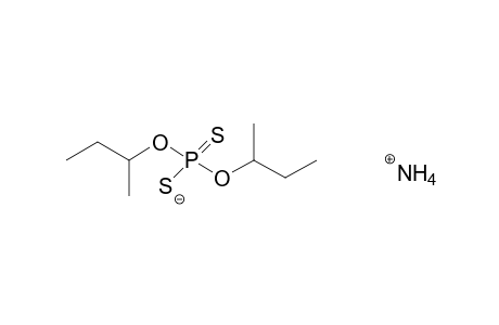 Phosphorodithioic acid, O,O-di-sec-butyl ester ammonium salt