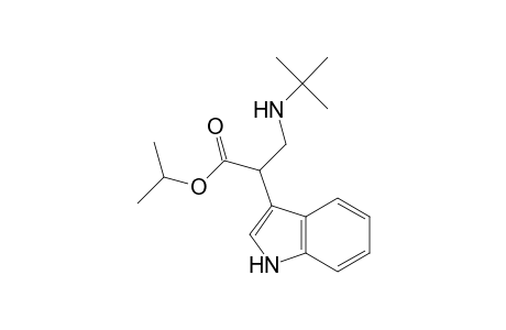 isopropyl 3-t-butylamino-2-(3-indolyl)propanoate