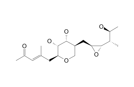 (E)-5-[(2S,3R,4R,5S)-3,4-bis(oxidanyl)-5-[[(2S,3S)-3-[(2S,3S)-3-oxidanylbutan-2-yl]oxiran-2-yl]methyl]oxan-2-yl]-4-methyl-pent-3-en-2-one