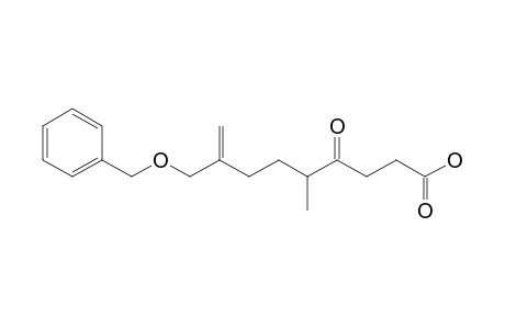 5-Methyl-4-oxidanylidene-8-(phenylmethoxymethyl)non-8-enoic acid