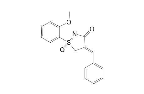 (Z)-4-Benzylidene-1-(2-methoxyphenyl)-4,5-dihydro-3H-1.lambda.6-isothiazol-3-one-1-oxide