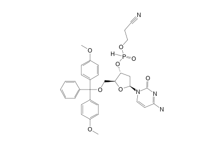 5'-o-(p,p'-Dimethoxytrityl)-2'-deoxycytidine-3'-(2-cyanoethyl)-H-phosphonate