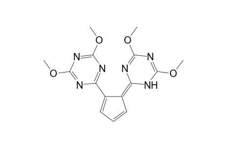 1,3,5-Triazine, 2-[2-(4,6-dimethoxy-1,3,5-triazin-2-yl)-2,4-cyclopentadien-1-ylidene]-1,2-dihydro-4,6-dimethoxy-