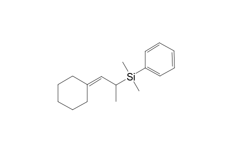 Dimethyl(phenyl)(1-methyl-2-cyclohexylidenylethyl)silane