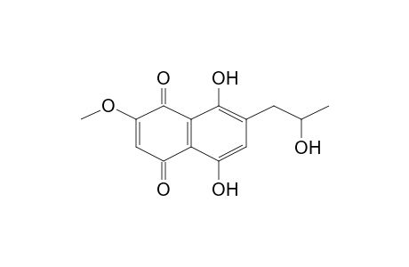 5,8-Dihydroxy-7-(2-hydroxy-propyl)-2-methoxy-[1,4]naphthoquinone