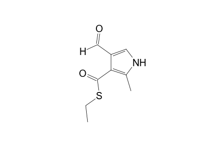 4-formyl-2-methylthiopyrrole-3-carboxylic acid, S-ethyl ester