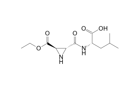 (2S)-2-[[(2R,3R)-3-carbethoxyethylenimine-2-carbonyl]amino]-4-methyl-valeric acid