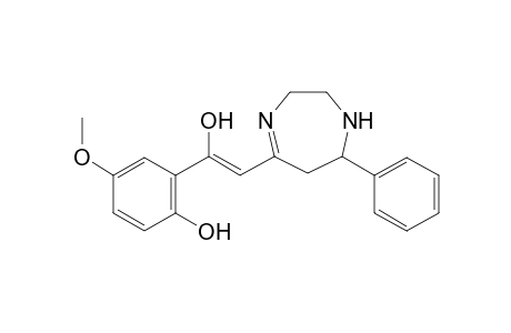 2-[1-Hydroxy-2-(7-phenyl-2,3,6,7-tetrahydro-1H-[1,4]diazepin-5-yl)-vinyl]-4-methoxy-phenol