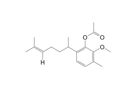 ORTHO-CURCUHYDROQUINONE-6-O-METHYLETHER-1-ACETATE