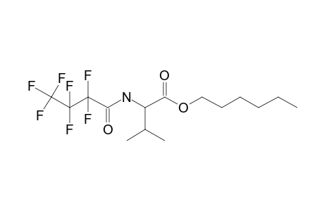 L-Valine, N-heptafluorobutyryl-, hexyl ester