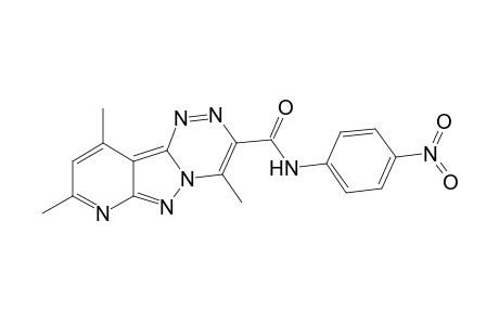 13-[(N-p-Nitrophenyllamino)carbonyl]-5,7,12-trimethyl-pyrido[2',3' ; 3,4]-1H-pyrazolo[5,1-c]-(1,2,4)-triazine