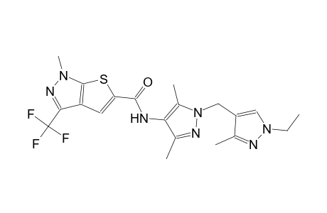 1H-thieno[2,3-c]pyrazole-5-carboxamide, N-[1-[(1-ethyl-3-methyl-1H-pyrazol-4-yl)methyl]-3,5-dimethyl-1H-pyrazol-4-yl]-1-methyl-3-(trifluoromethyl)-