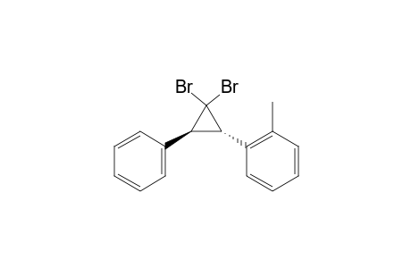 1-((1S,3S)-2,2-Dibromo-3-phenylcyclopropyl)-2-methylbenzene