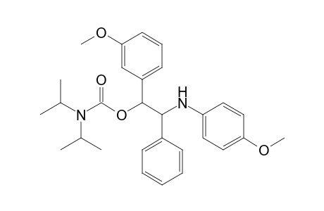 (1RS,2SR)-O-(N,N-Diisopropylcarbamoyl)-N-(p-methoxyphenyl)-1-(3-methoxyphenyl)-2-phenyl-2-aminoethanol