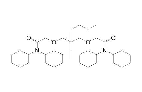 Acetamide, 2,2'-[(2-butyl-2-ethyl-1,3-propanediyl)bis(oxy)]bis[N,N-dicyclohexyl-