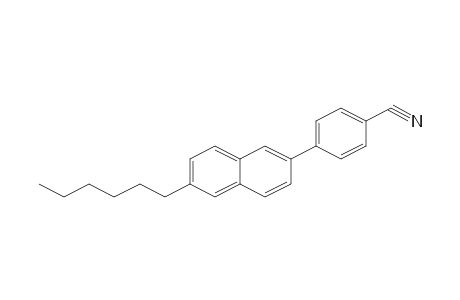 4-(6-Hexyl-2-naphthyl)benzonitrile