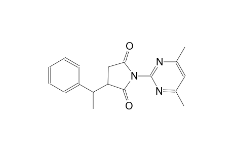 1-(4,6-dimethyl-2-pyrimidinyl)-3-(1-phenylethyl)-2,5-pyrrolidinedione