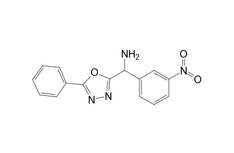 2-(1-Amino-1-(m-nitrophenyl)methyl)-5-phenyl-1,3,4-oxadiazole