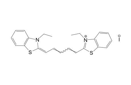 3-ethyl-2-[5-(3-ethyl-2-benzothiazolinylidene)-1,3-pentadienyl]benzothiazolium iodide