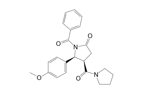 (4R,5S)-1-Benzoyl-5-(4-methoxyphenyl)-4-(pyrrolidine-1-carbonyl)pyrrolidin-2-one