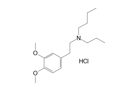 N-butyl-3,4-dimethoxy-N-propylpenethylamine, hydrochloride