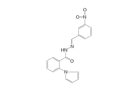 o-Pyrrol-1-ylbenzoic acid, (m-nitrobenzylidene)hydrazide